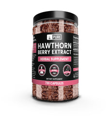 Hawthorn Berry Extract capsules bottle — 730-count