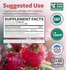 Antioxidant-rich hawthorn extract graphic