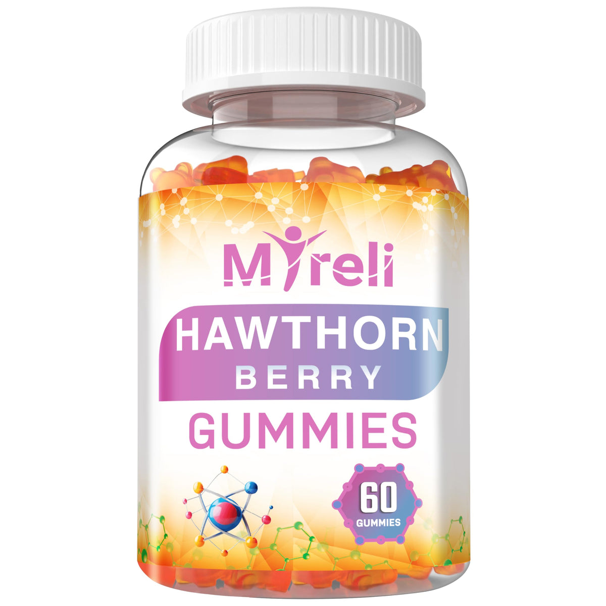 Hawthorn Berry Gummies bottle front view