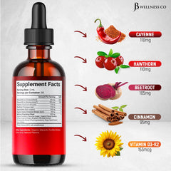 Hawthorn Berry extract with turmeric blend bottle