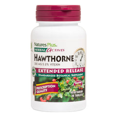Front view of NaturesPlus Extended Release Hawthorn Tablets bottle