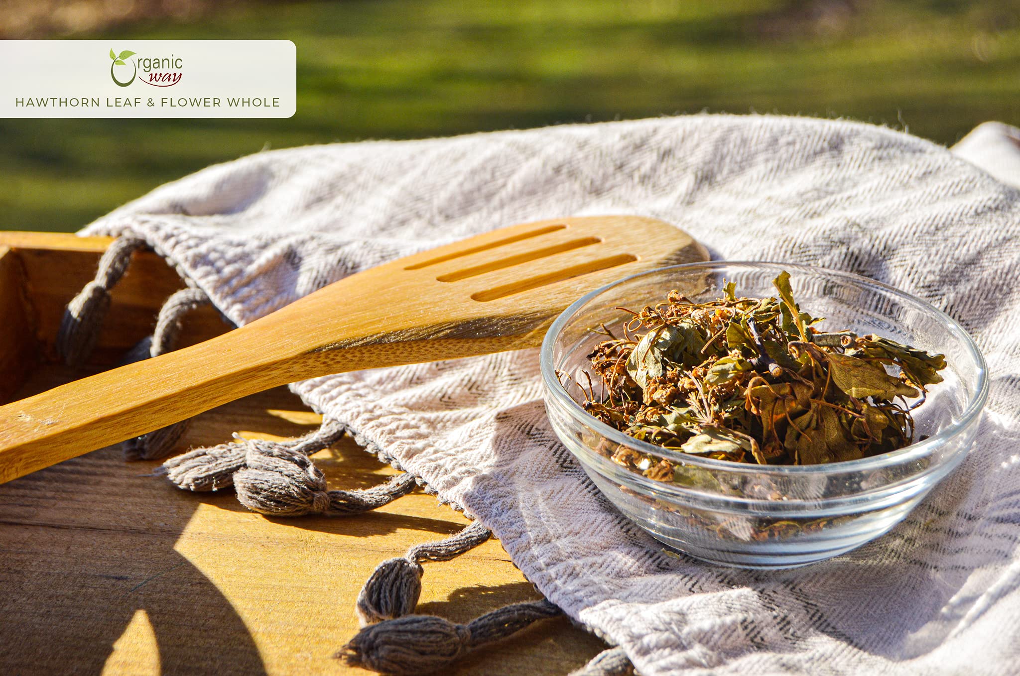 Aromatic hawthorn leaf and flower whole herbal tea