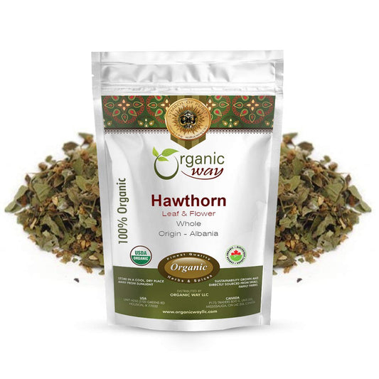 Product image of hawthorn leaf and flower whole tea - shot 1