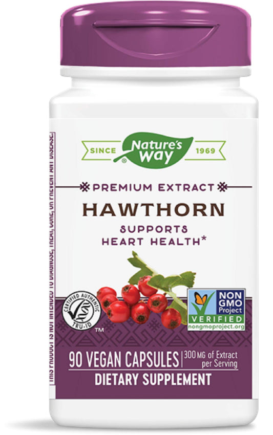 Hawthorn standardized extract 90 capsules packshot