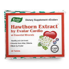 Close-up of Hawthorn CardioActive tablets (40 tabs)