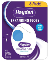 Hayden Expanding Dental Floss Polar Mint packaging