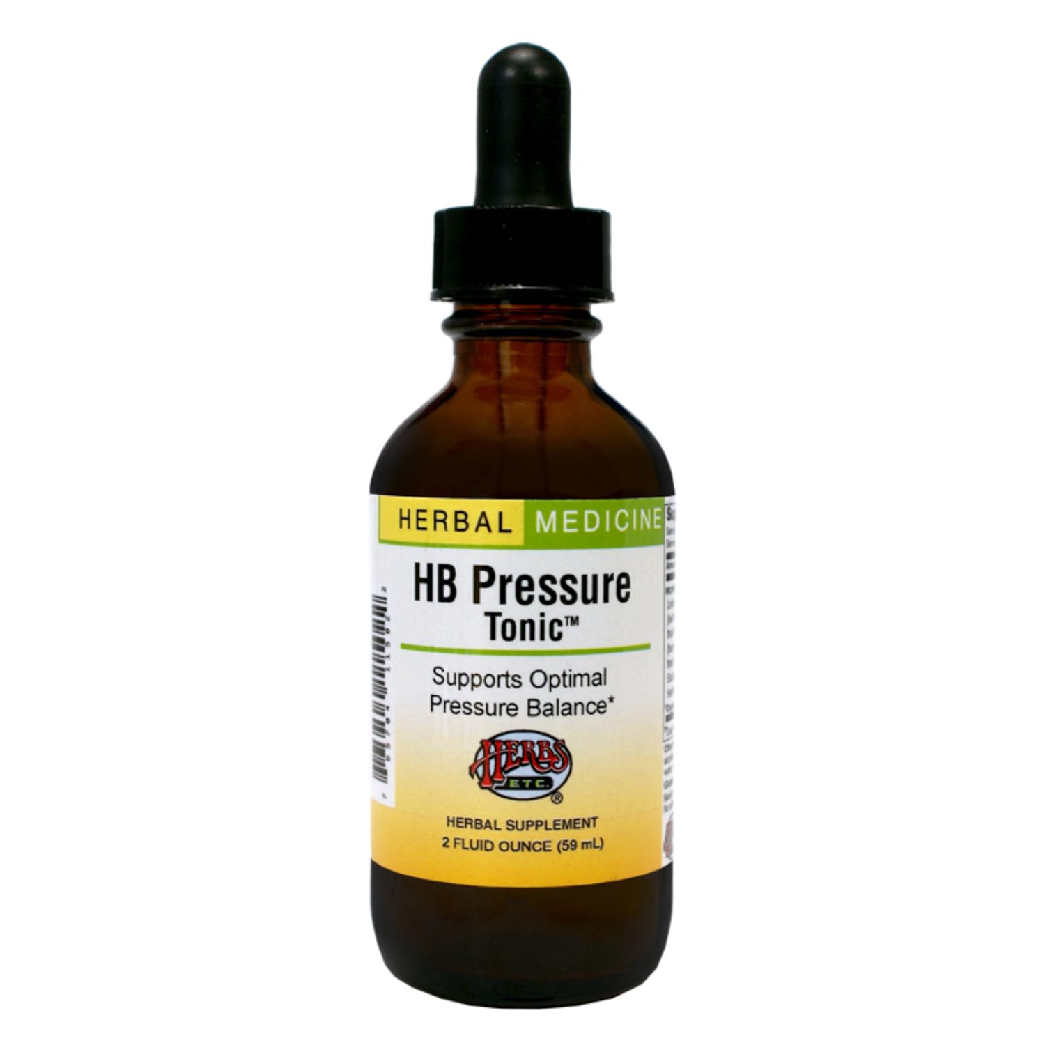 HB Pressure Tonic 2 oz bottle with label