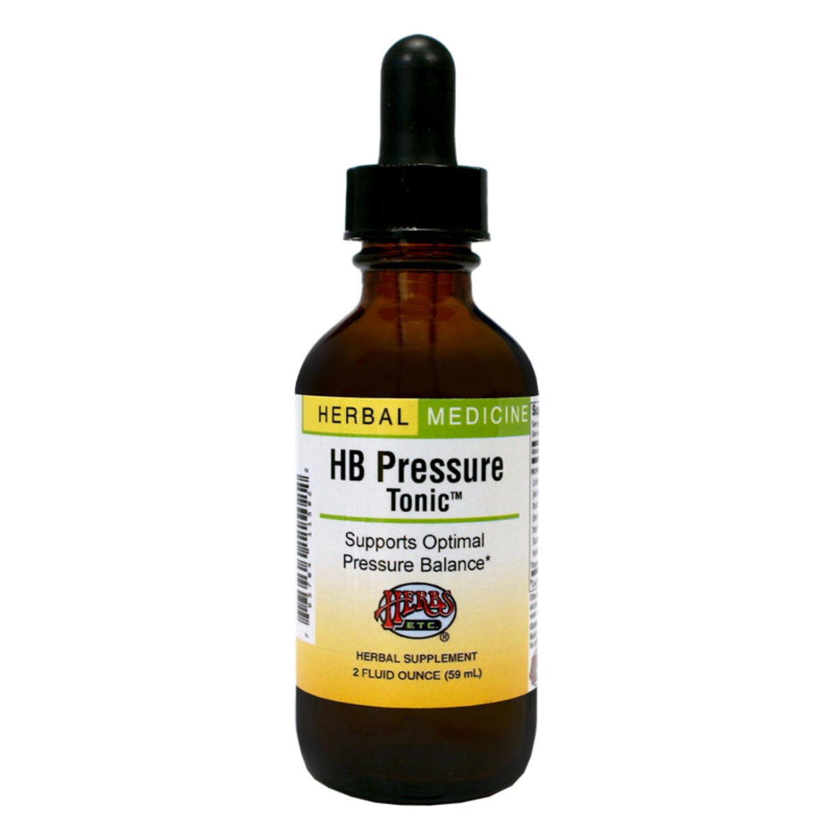 HB Pressure Tonic 2 oz bottle with label