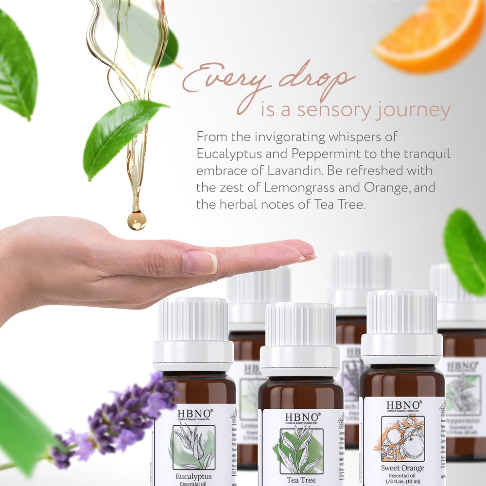 HBNO eucalyptus bottle ready for refreshing scents and cleansing routines.