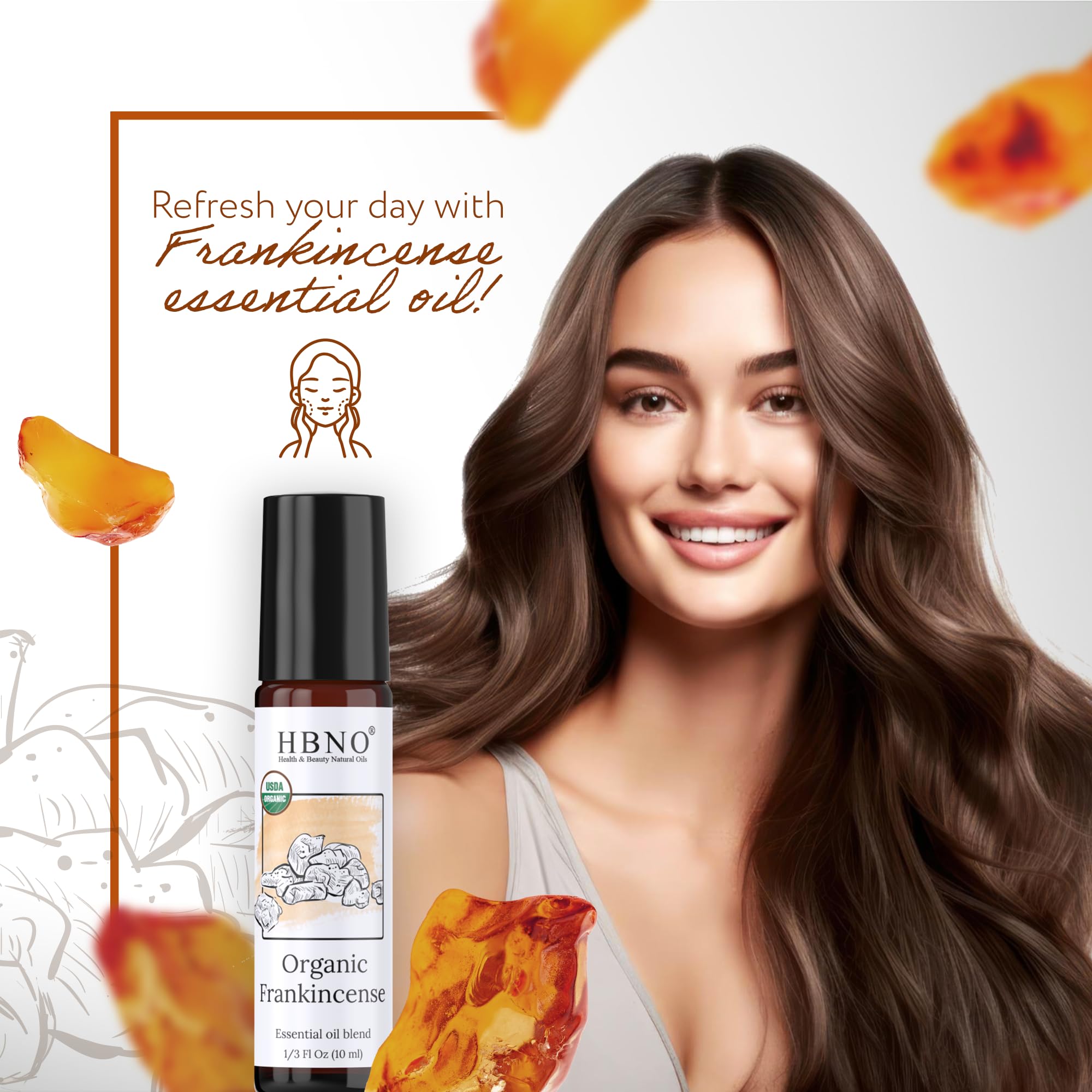HBNO frankincense and MCT oil blend provides pre-diluted ease.