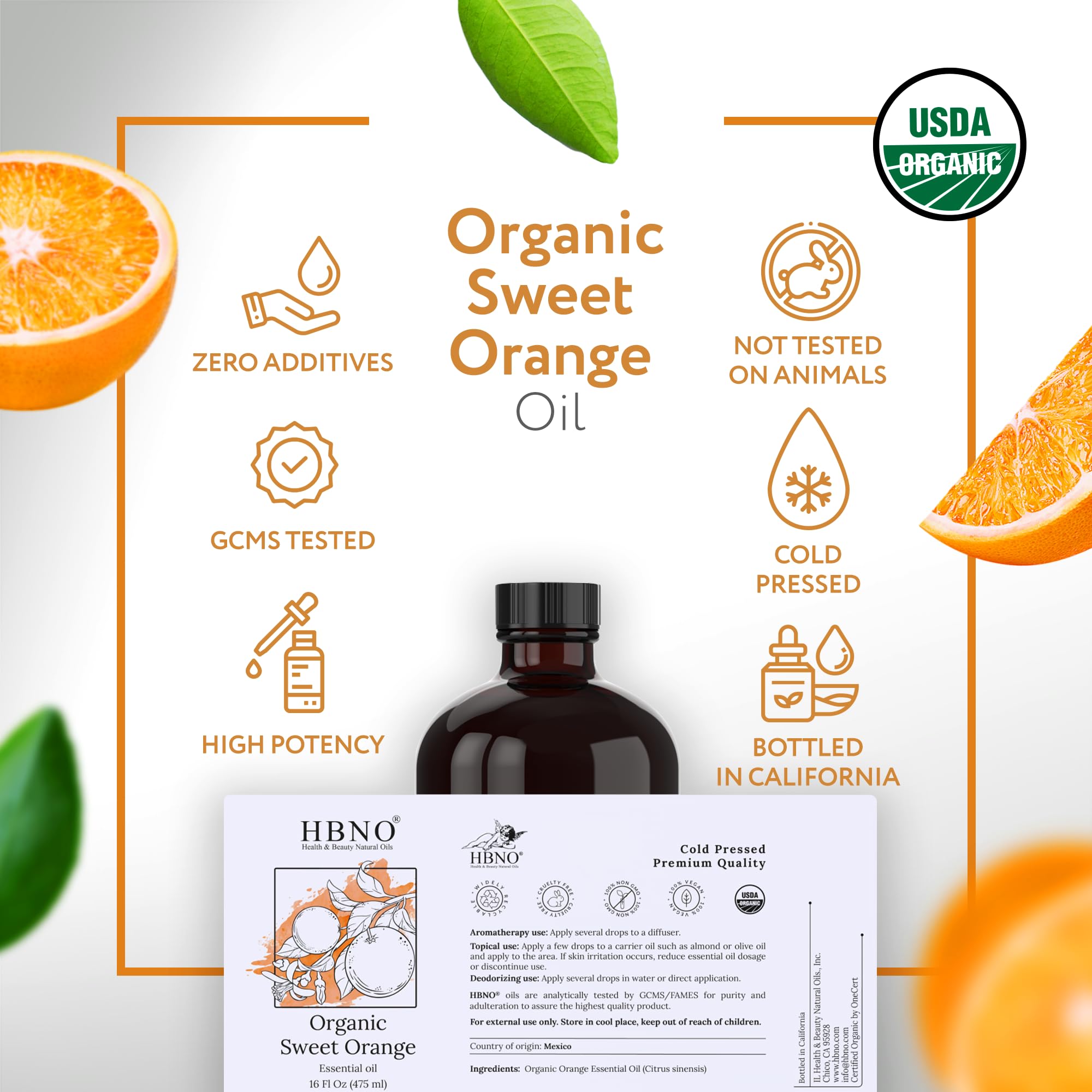 HBNO Orange Oil supports crafting projects with vibrant scent for air fresheners.