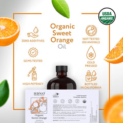 HBNO Orange Oil supports crafting projects with vibrant scent for air fresheners.