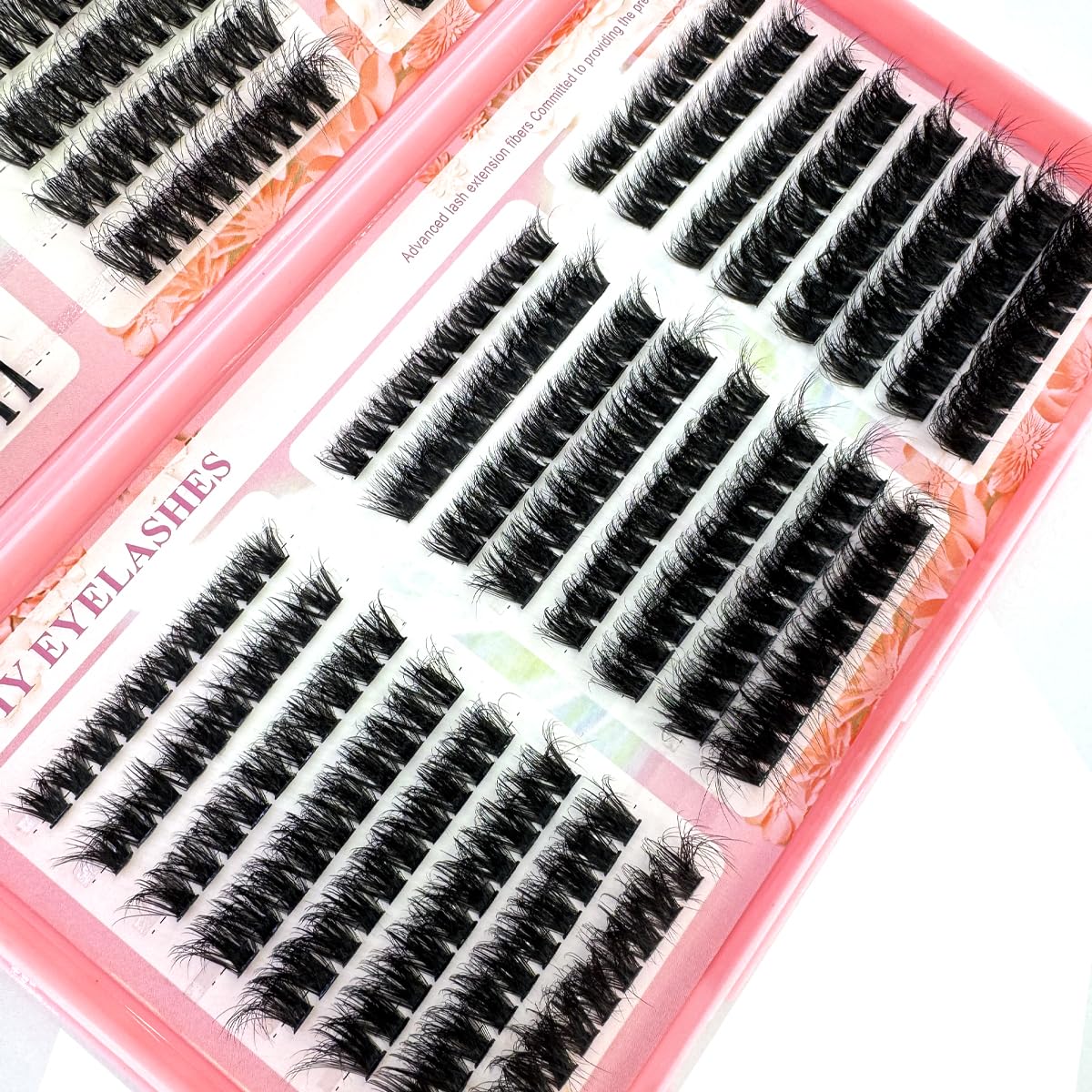 HBZGTLAD lightweight handcrafted lash clusters for reusable, professional-grade results.