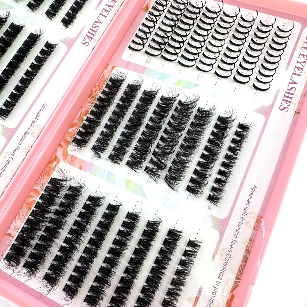 HBZGTLAD manga lash fan with D curl creates bold, spiky fairy-inspired volume.