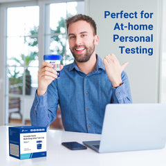 Six-pack carton and individual test kits displayed