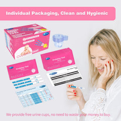Instruction card for HEAL-CHECK ovulation strips