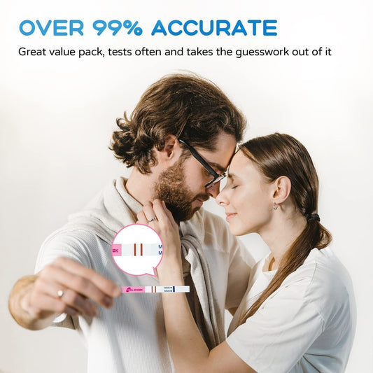 Extra-wide 5mm grip HCG test strip