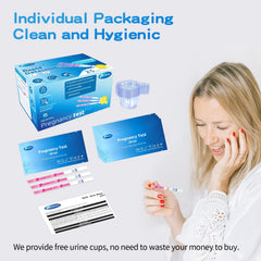 Bulk home pregnancy testing kit with reliable detection