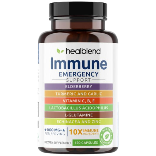 Hero image of HealBlend 10-in-1 Immune Support Capsules bottle
