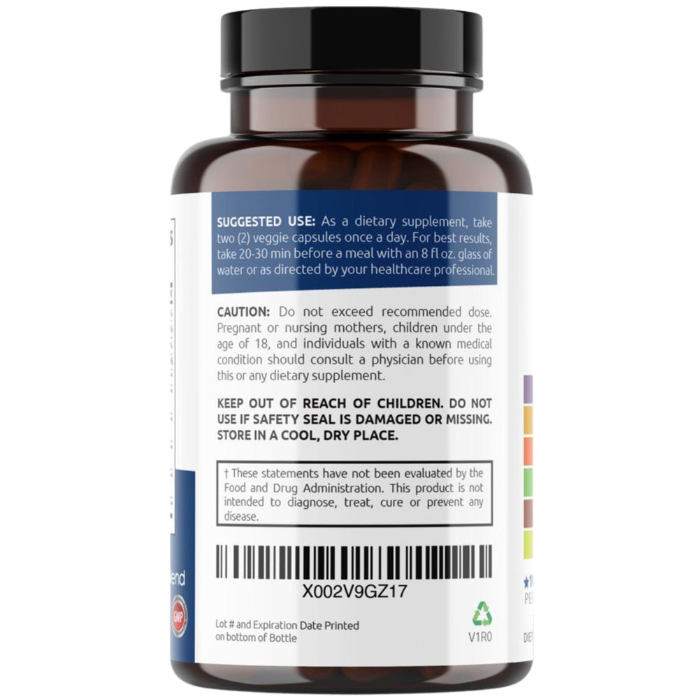 Adult immune health concept with capsules and leaves