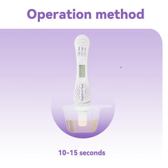Three single-use LH test sticks in individual packaging