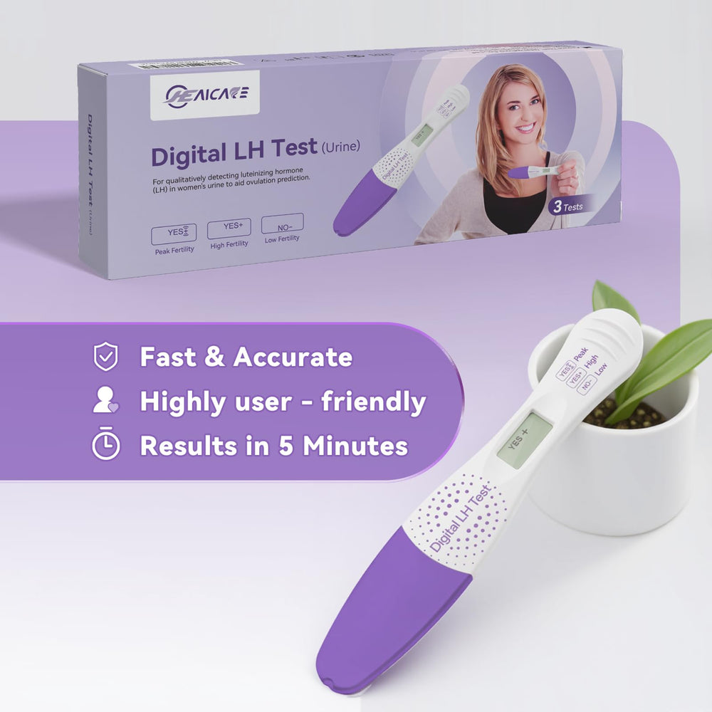 Packaged HealCare digital ovulation test kit