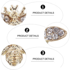 Healeved 3D bee charms suit weddings and parties with retro flair.