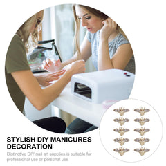 Healeved bee nail charms enable quick, creative manicure inspiration.