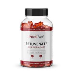 HealFast Rejuvenate Collagen Gummies bottle with 60 count