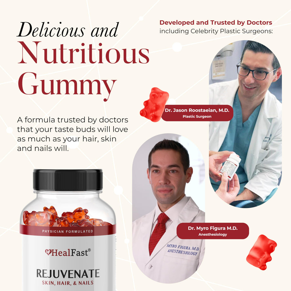 Once-daily Rejuvenate gummies for daily skin support