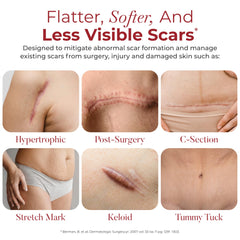 HealFast silicone scar sheets rolled-pack format emphasizes travel-friendly storage and replacement.