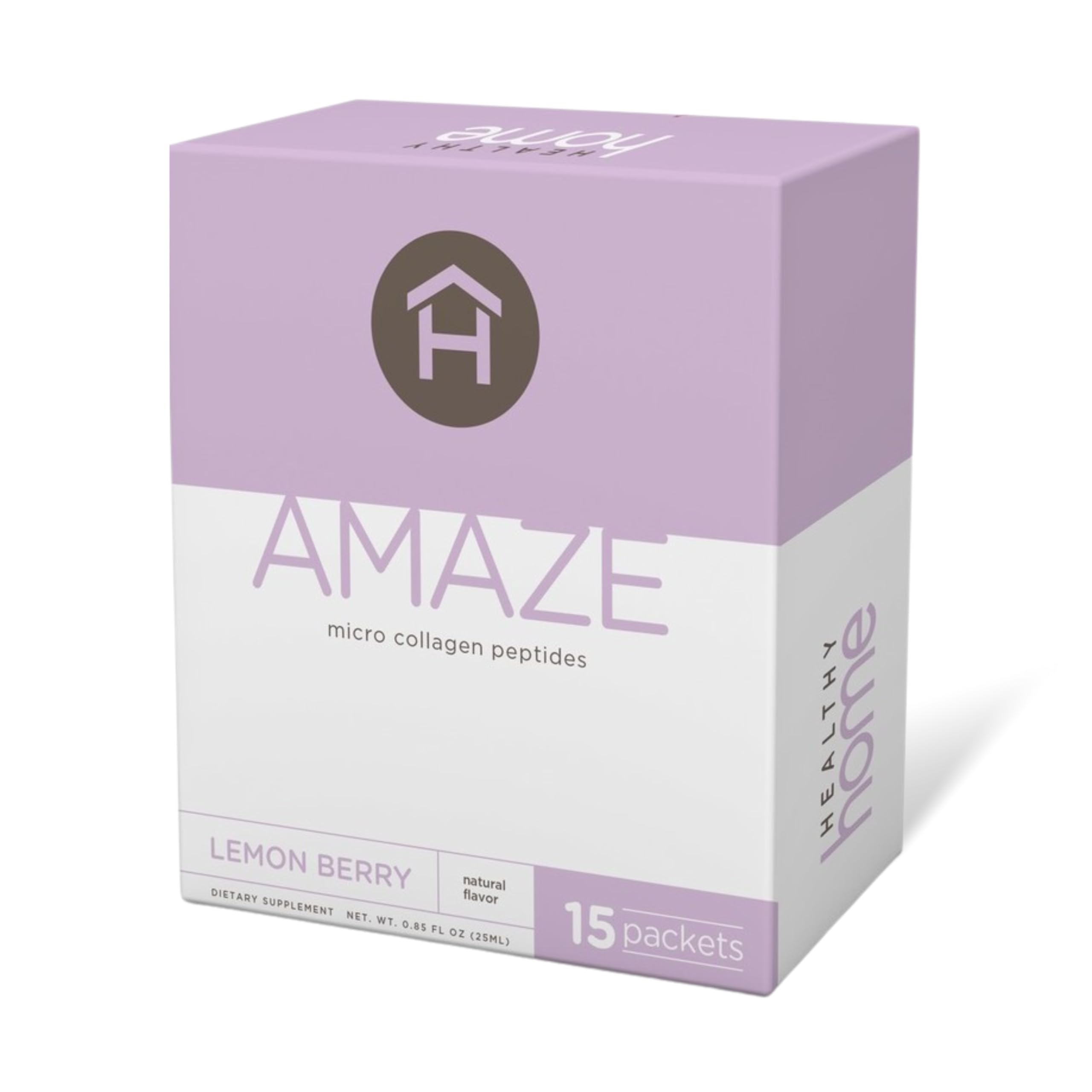 HEALHTY Amaze Collage Micro Collagen Peptides Lemon Berry box front