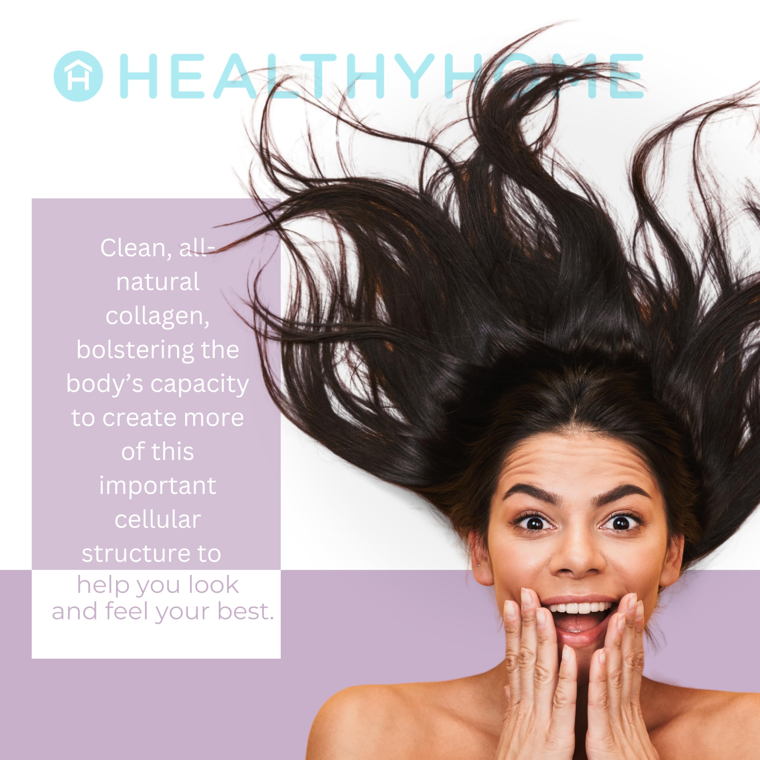 Marine collagen source detail on packaging