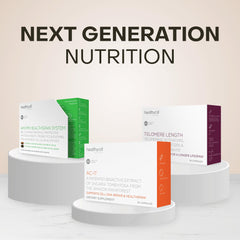 HealthyCell AM/PM Healthspan System tagline and product branding