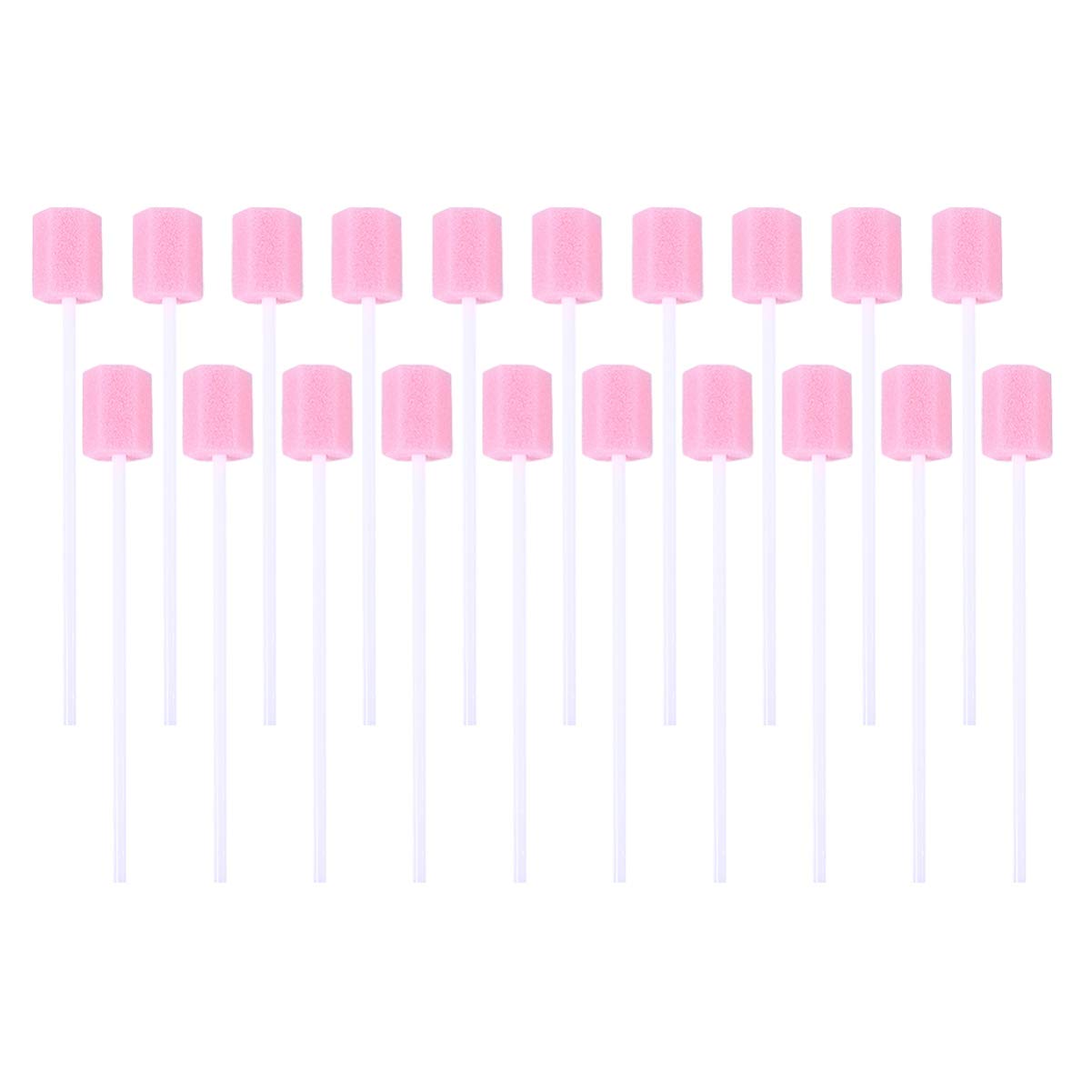 Healifty 200Pcs Oral Swabs Pink box front