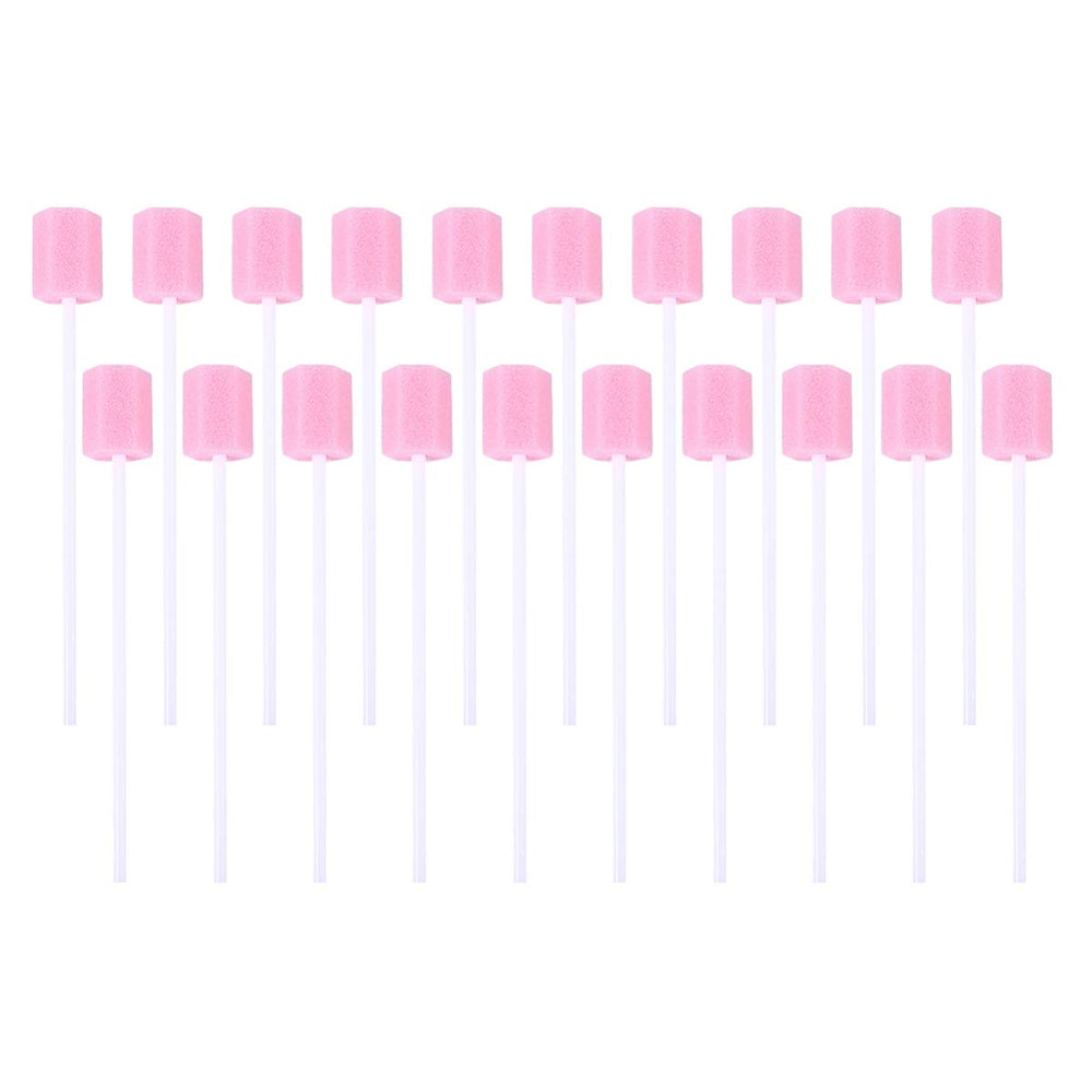 Healifty 200Pcs Oral Swabs Pink box front