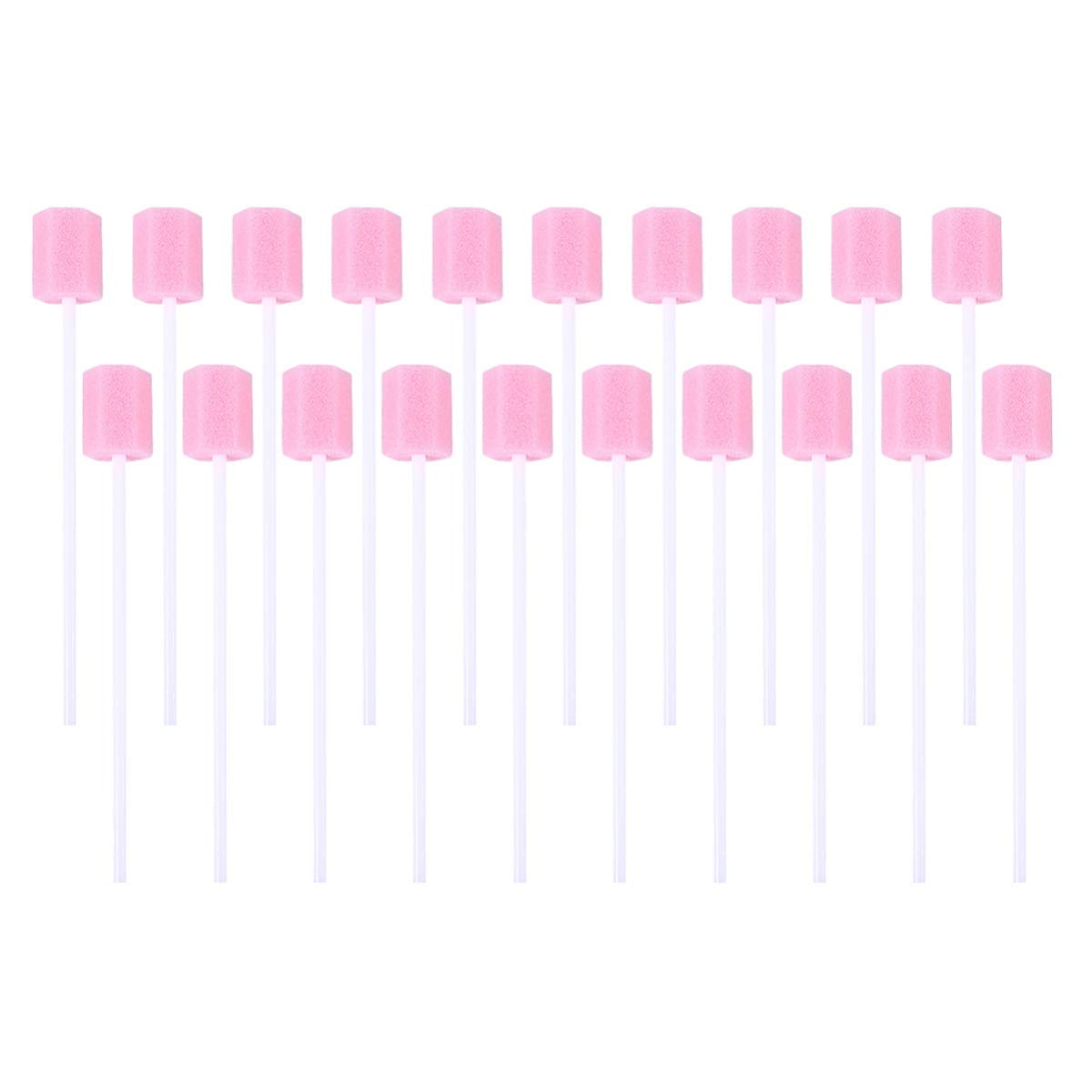 Healifty 200Pcs Oral Swabs Pink box front