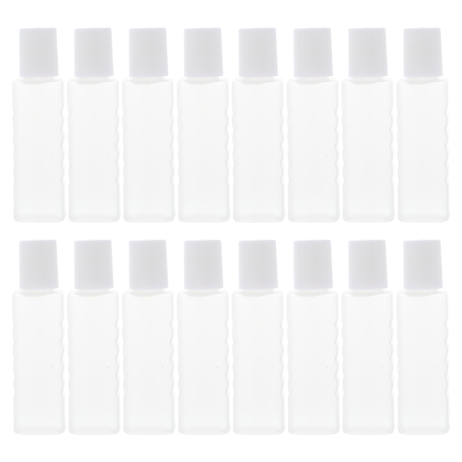 Healifty 25Pcs Mini Dropper Bottles — Transparent PP bottle with screw cap