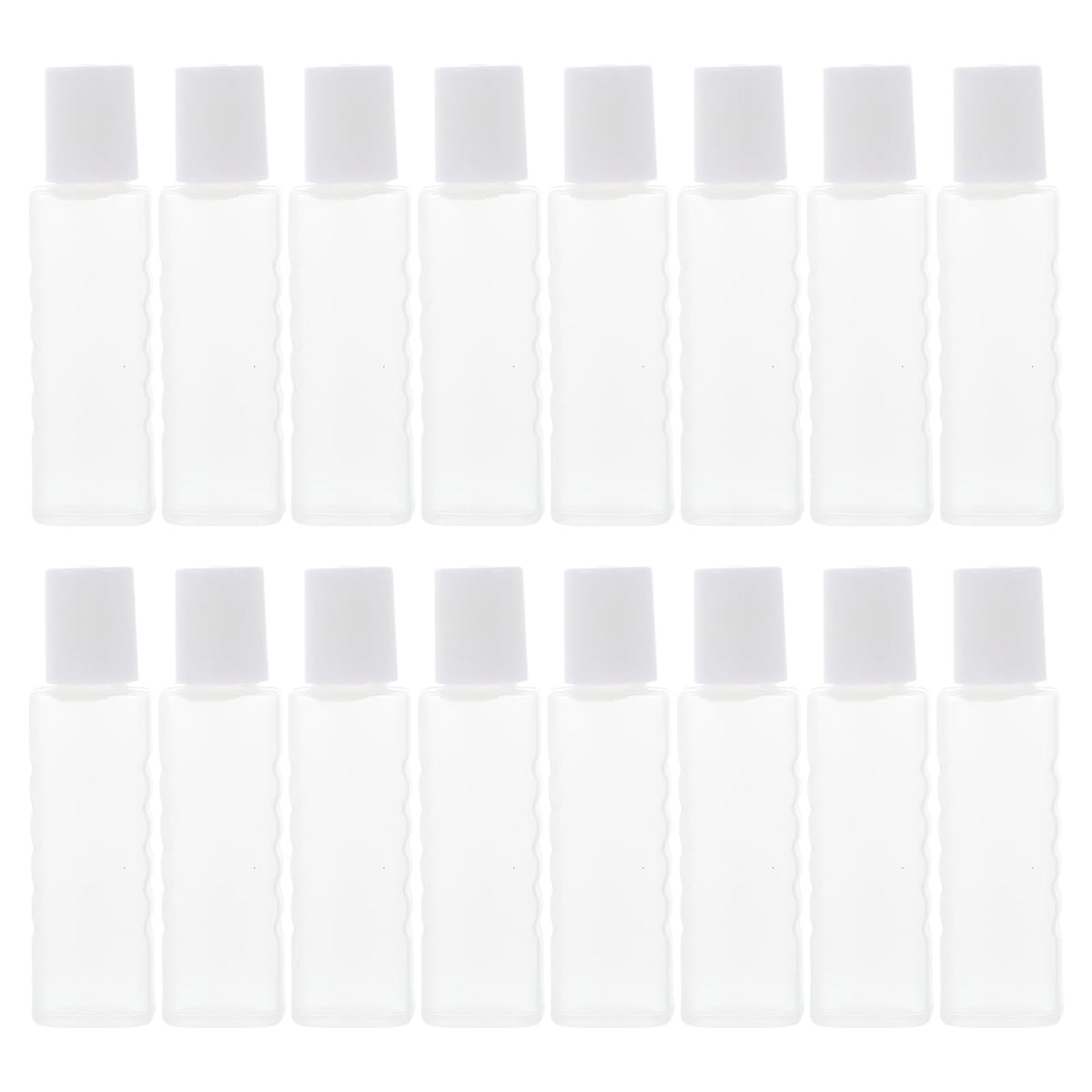Healifty 25Pcs Mini Dropper Bottles — Transparent PP bottle with screw cap