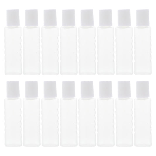 Healifty 25Pcs Mini Dropper Bottles — Transparent PP bottle with screw cap