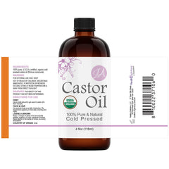 Healing Solutions Castor Oil dropper close-up ready for use.