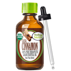 Healing Solutions Cinnamon Cassia Essential Oil bottle 60 ml (2 oz)
