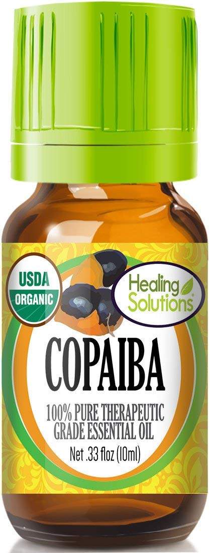Healing Solutions Copaiba Essential Oil bottle 0.33 oz (10 ml)