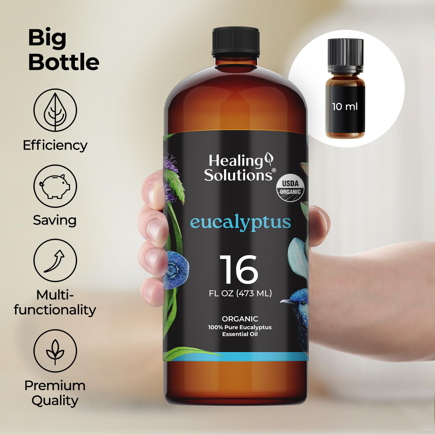 Fall aromatherapy diffuser blend featuring eucalyptus oil