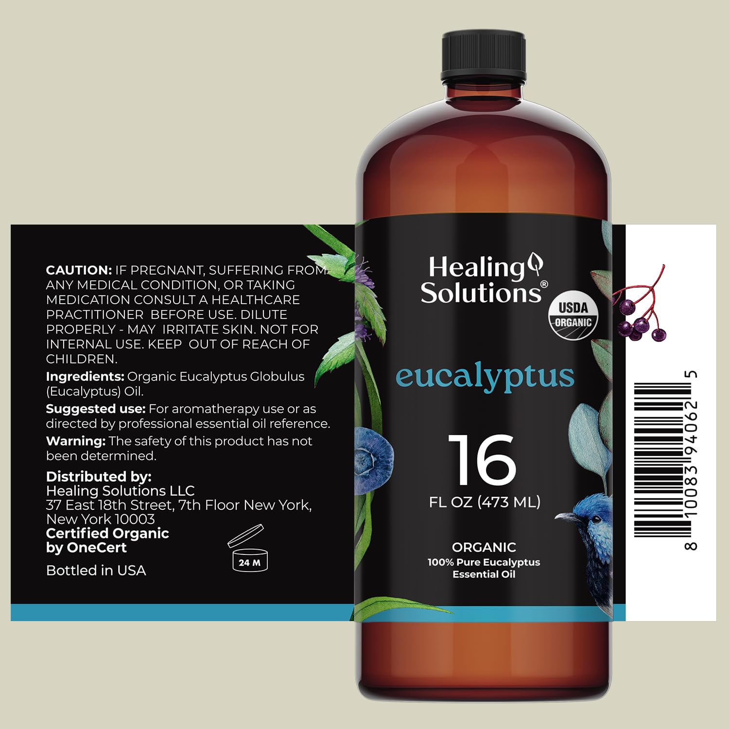 Eucalyptus oil 16oz spray bottle for refreshing rooms