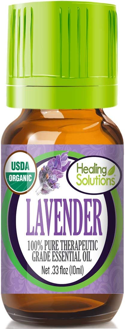 Healing Solutions Organic Lavender Essential Oil bottle 10ml