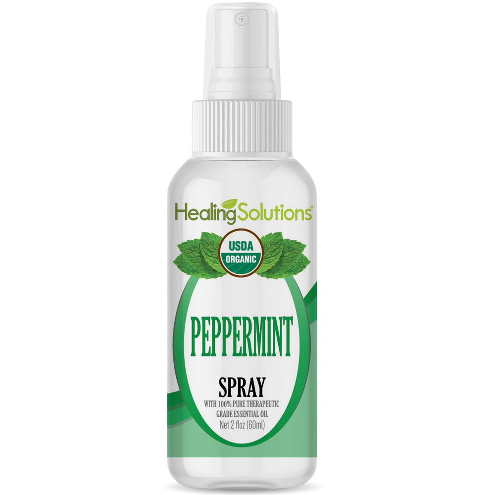 Healing Solutions Organic Peppermint Spray 2oz bottle