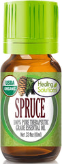 Healing Solutions Spruce Essential Oil bottle