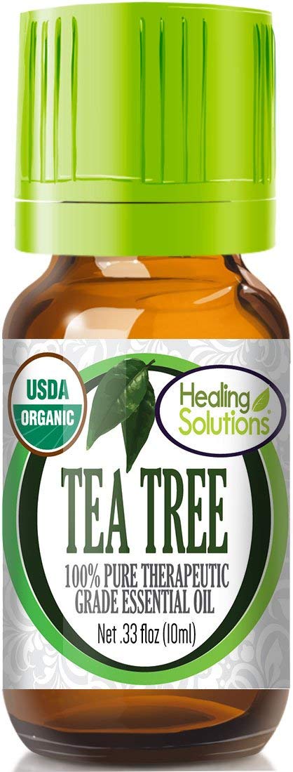 Healing Solutions Tea Tree Essential Oil bottle 10ml front label