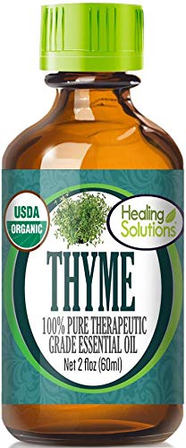 Healing Solutions Thyme Essential Oil bottle 2 oz